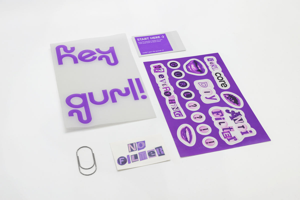 gurl core™ media literacy journal kit