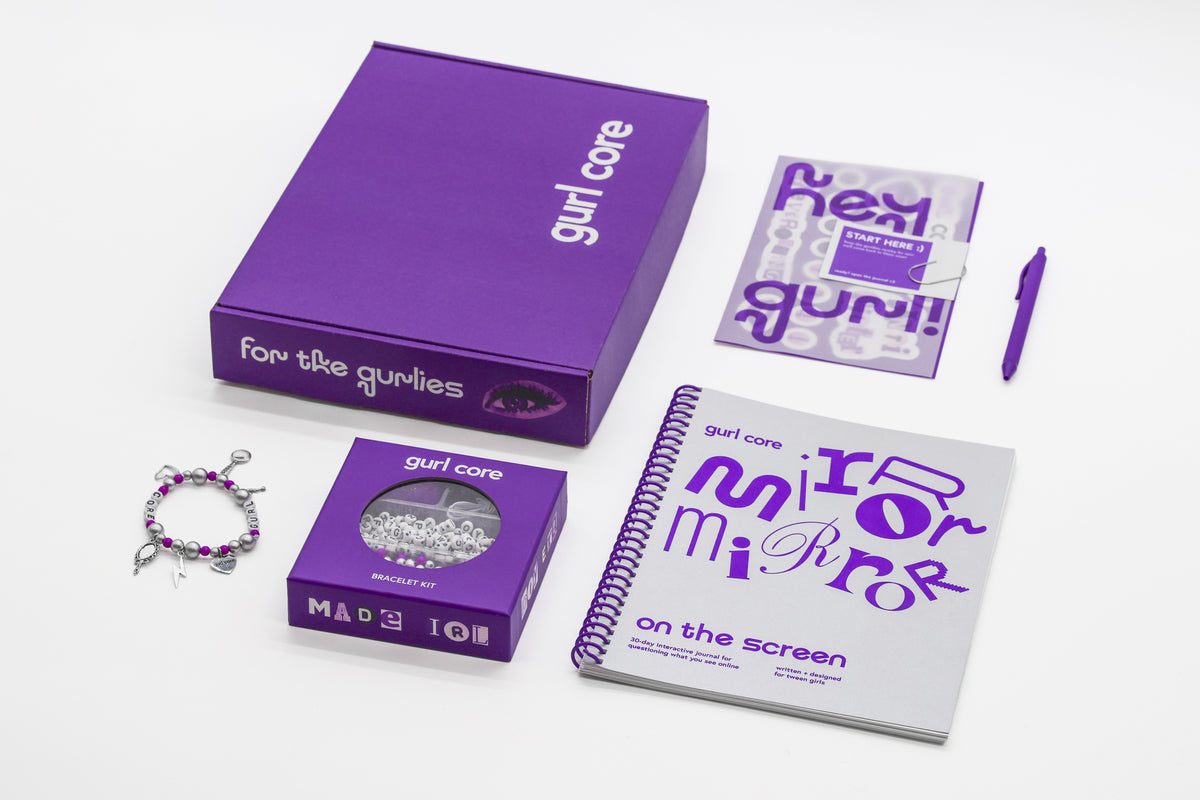 gurl core™ media literacy journal kit